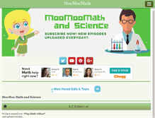 Tablet Screenshot of moomoomath.com